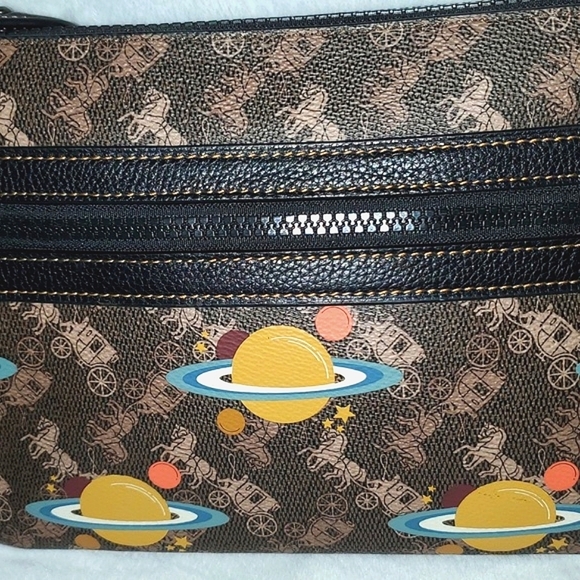 Coach Large Front Zip Wristlet - Picture 2 of 16